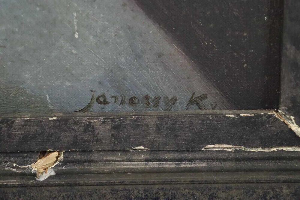 Stary obraz Matka Boska