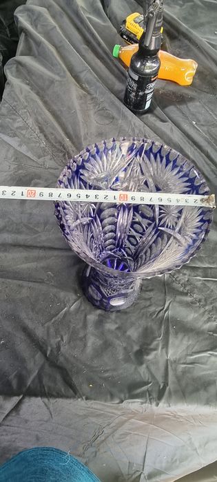 Piękny duży wazon kobaltowy