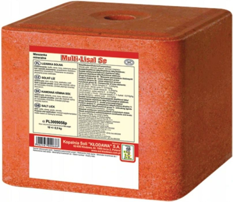 Lizawka Solna MULTI LISAL SE sól paszowa czerwona brunatna różowa 10kg