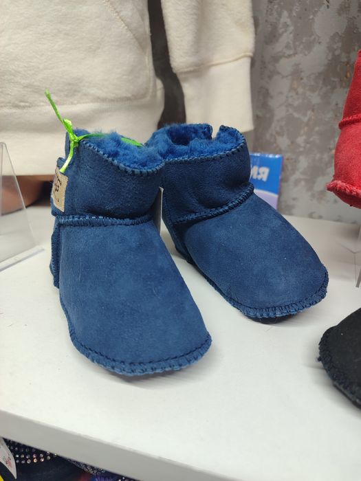 Уггі дитячі натуральні хутро замша 13–15 см