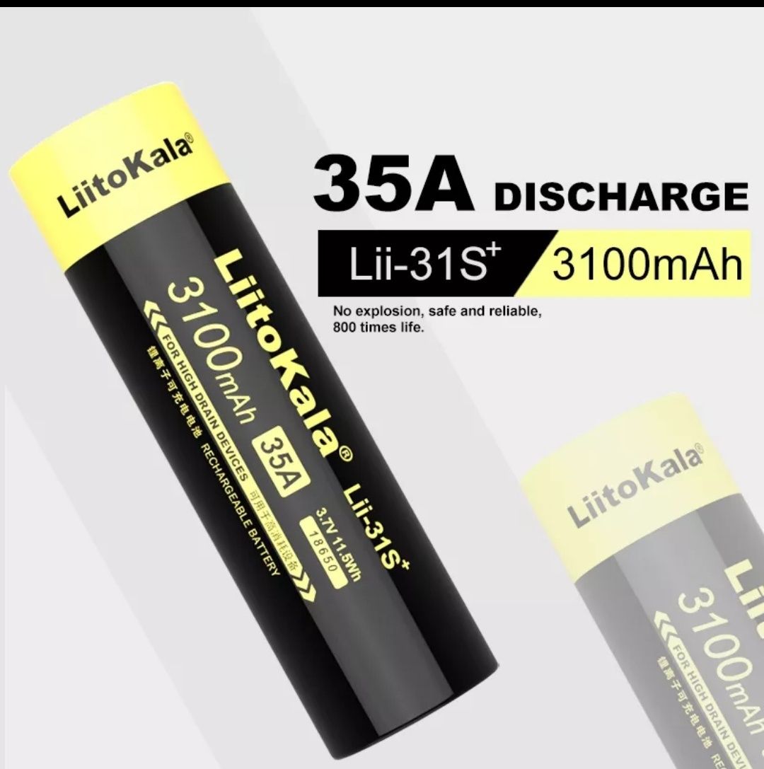 Батарейка 18650 LiitoKala Lii-31S 3000Mah