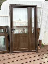 Duas portas aluminio com vidro duplo