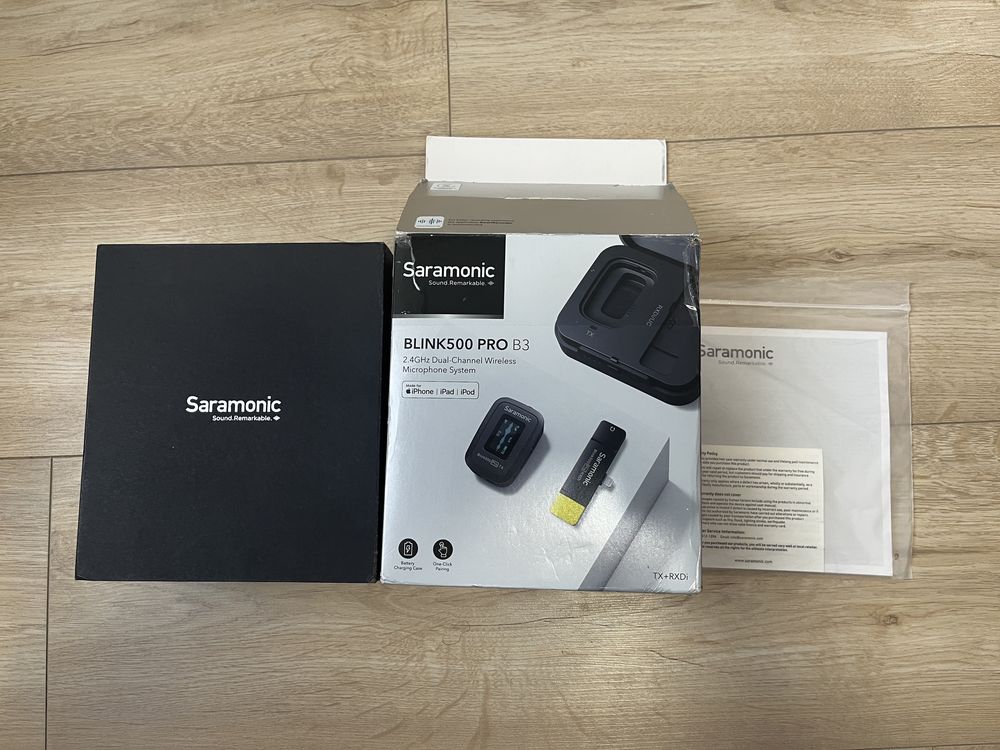 Saramonic Blink 500 Pro B3 безпровідна петлична система, мікрофон