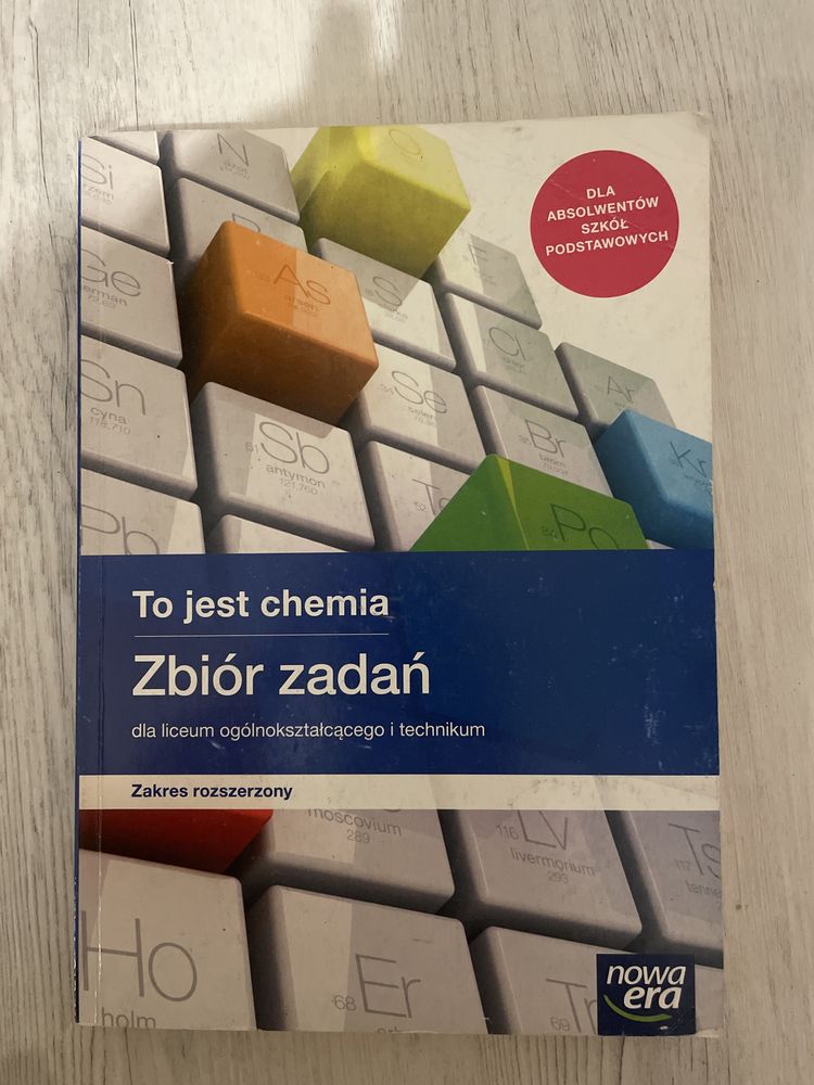 To jest Chemia Zbiór zadań, zakres rozszerzony, nowa era