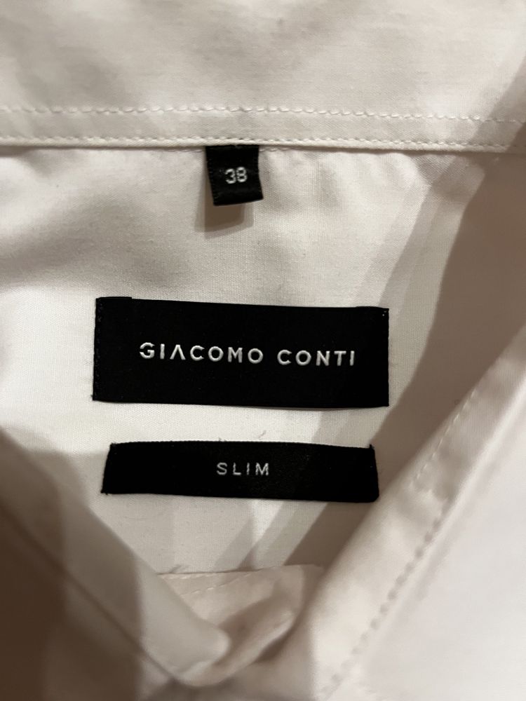 Koszula Giacomo Conti  Slim 38 Biała