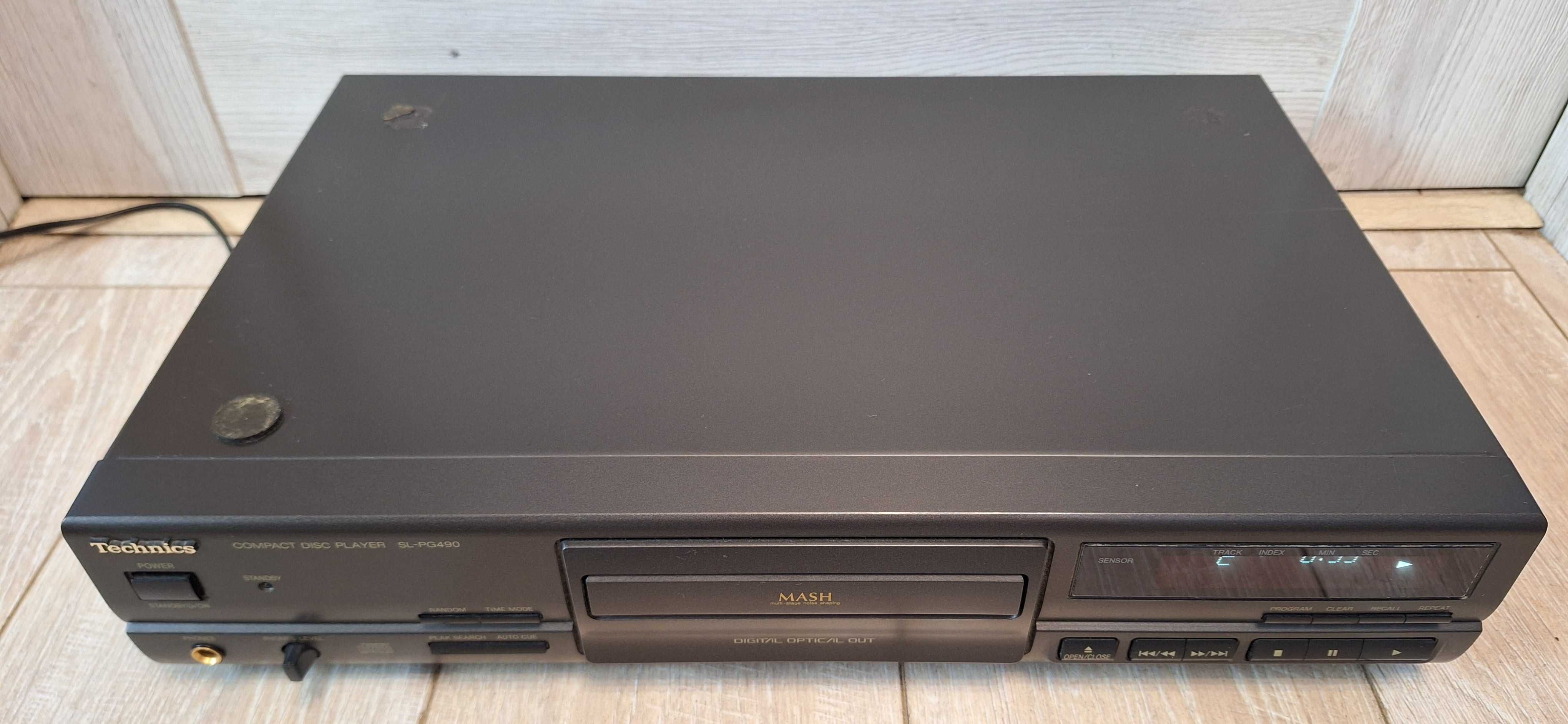 Odtwarzacz CD Technics SL-PG 490+ Przewody OKAZJA Sprawny ! POLECAM !
