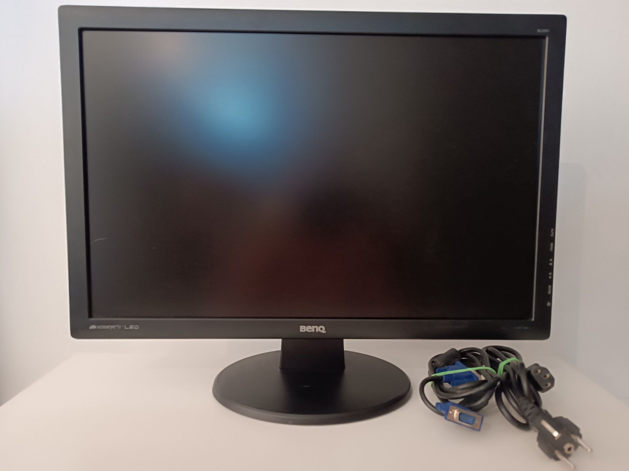 Monitor LCD 21,5" BenQ GL2251 głośniki VGA DVI 100% sprawny