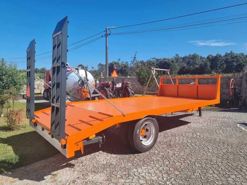 Reboque agricola estrado Porta maquinas 9000 kg - Novo