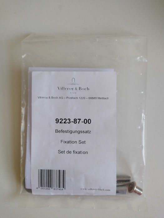 Zestaw montażowy Villeroy & Boch do umywalki