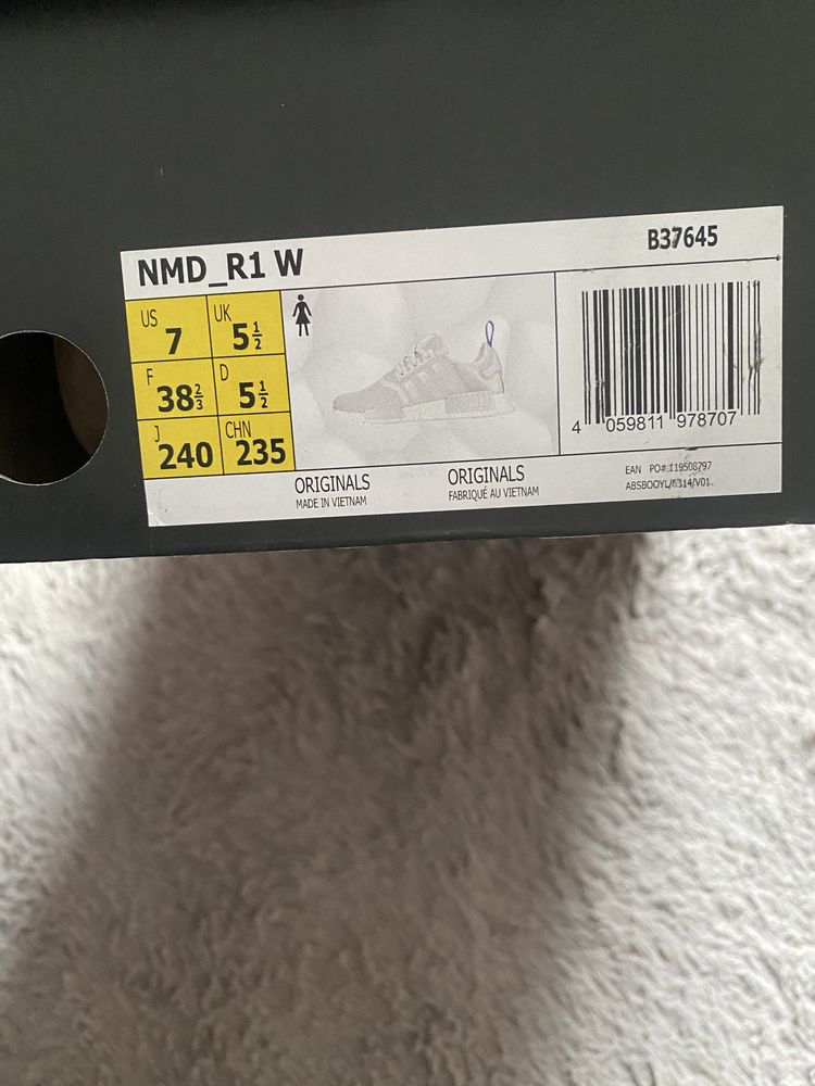 Białe Buty Adidas NMD_r1 W