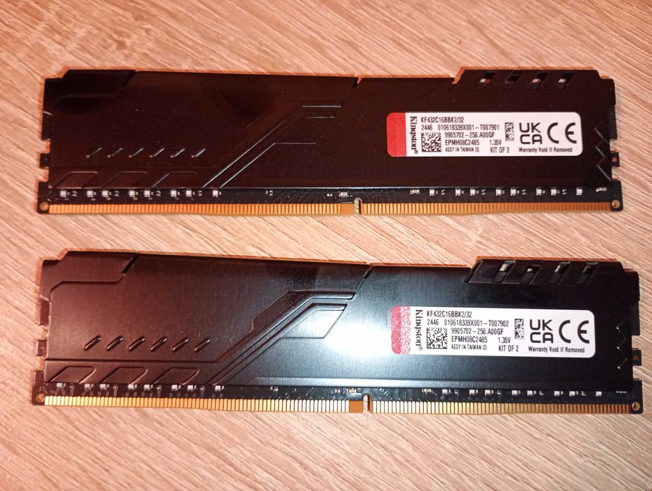 Модуль пам'яті  DDR4 32GB (2x16GB) 3200 Kingston Fury(KF432C16BBK2/32)