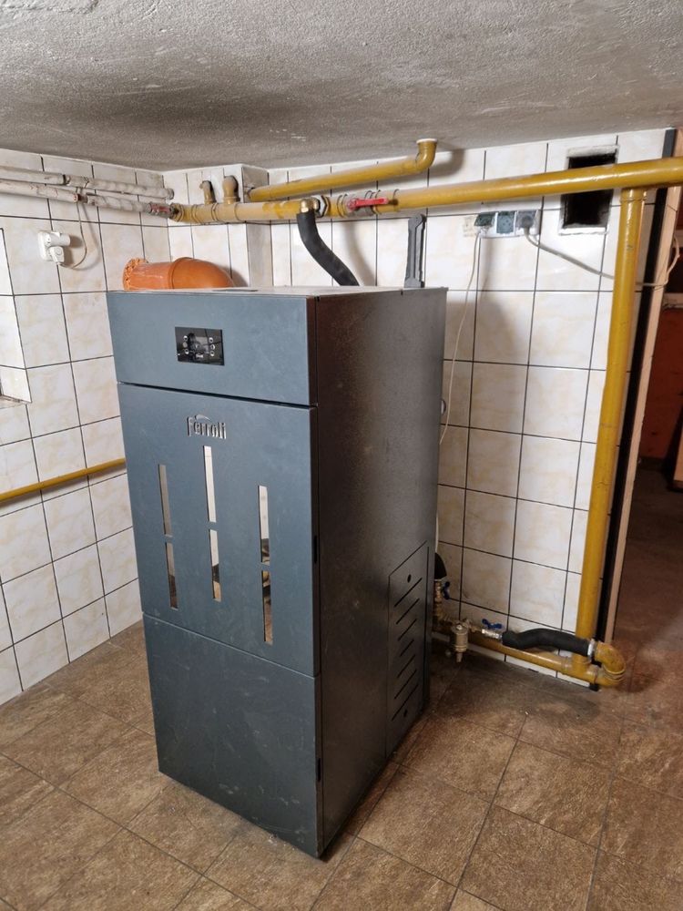 Kocioł piec pellet 18kw Ferolli/SAS zbiornik+montaż+audyt+dotacja