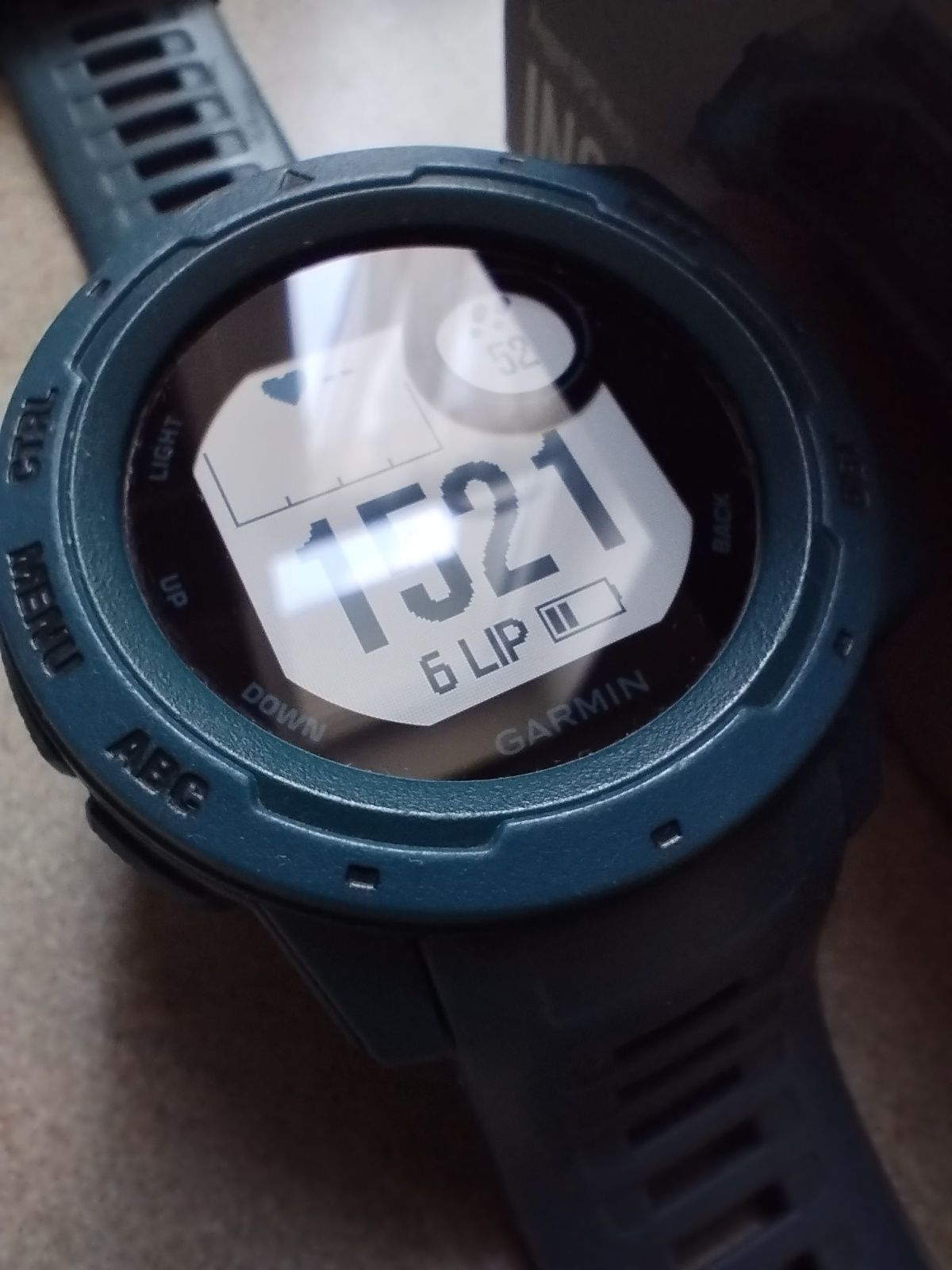 Garmin instinct 1 generacji niebieski