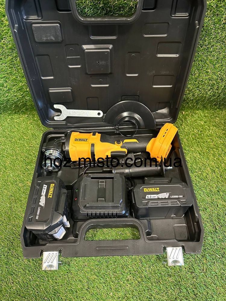 Аккумуляторна болгарка Dewalt DCG405 ( 48V, 6 AH) (безщіткова)