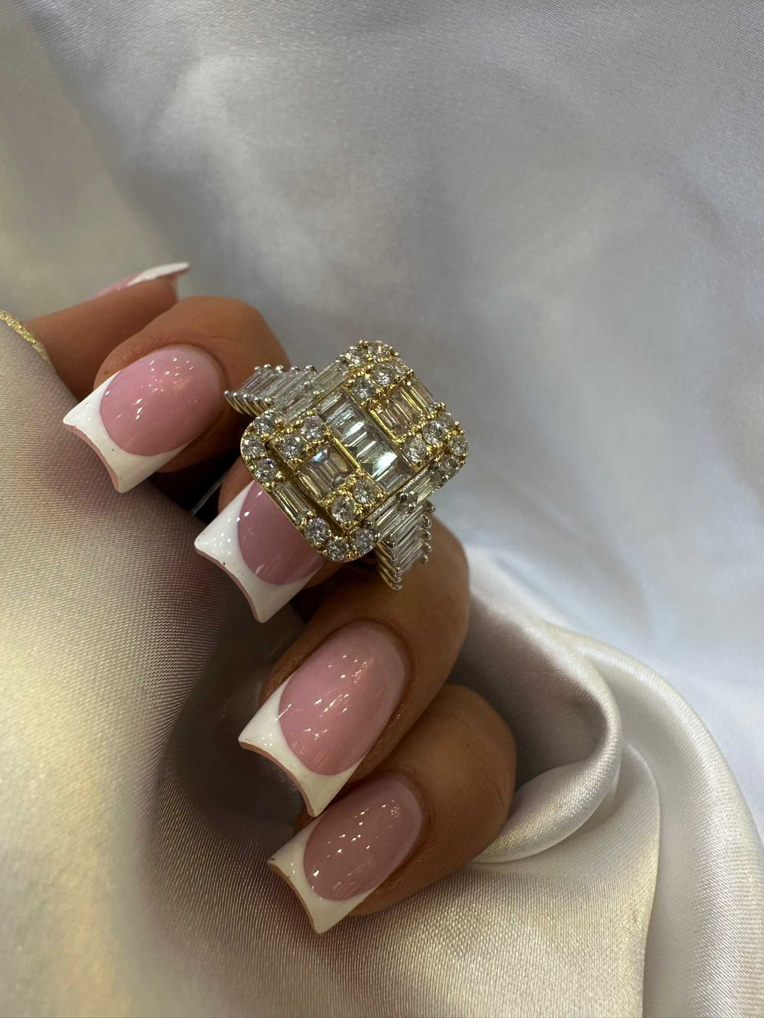 Pierścionek z diamentami naturalnymi 2.00 Ct