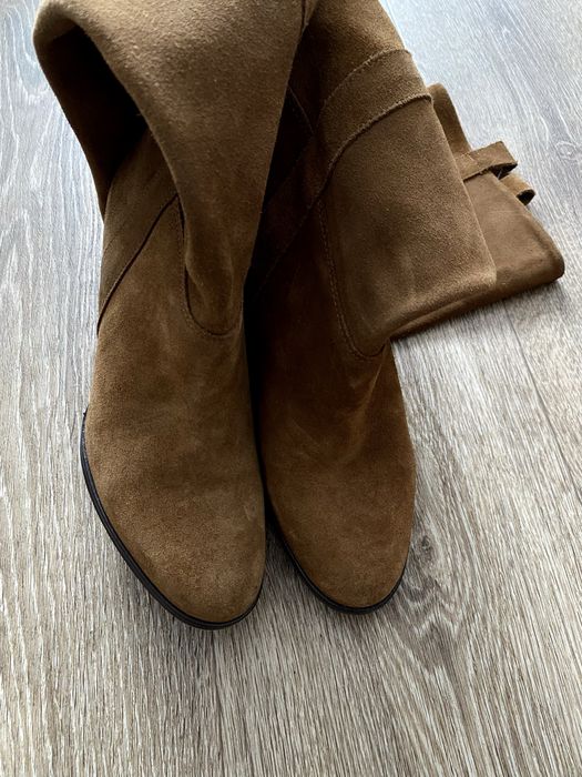 Чоботи жіночі massimo dutti 36 розмір натуральна шкіра