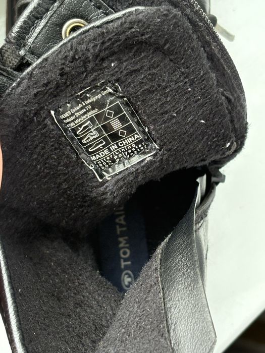 Чоботи демісезонні Tom Tailor 33 розмір 21 см для дівчинки.