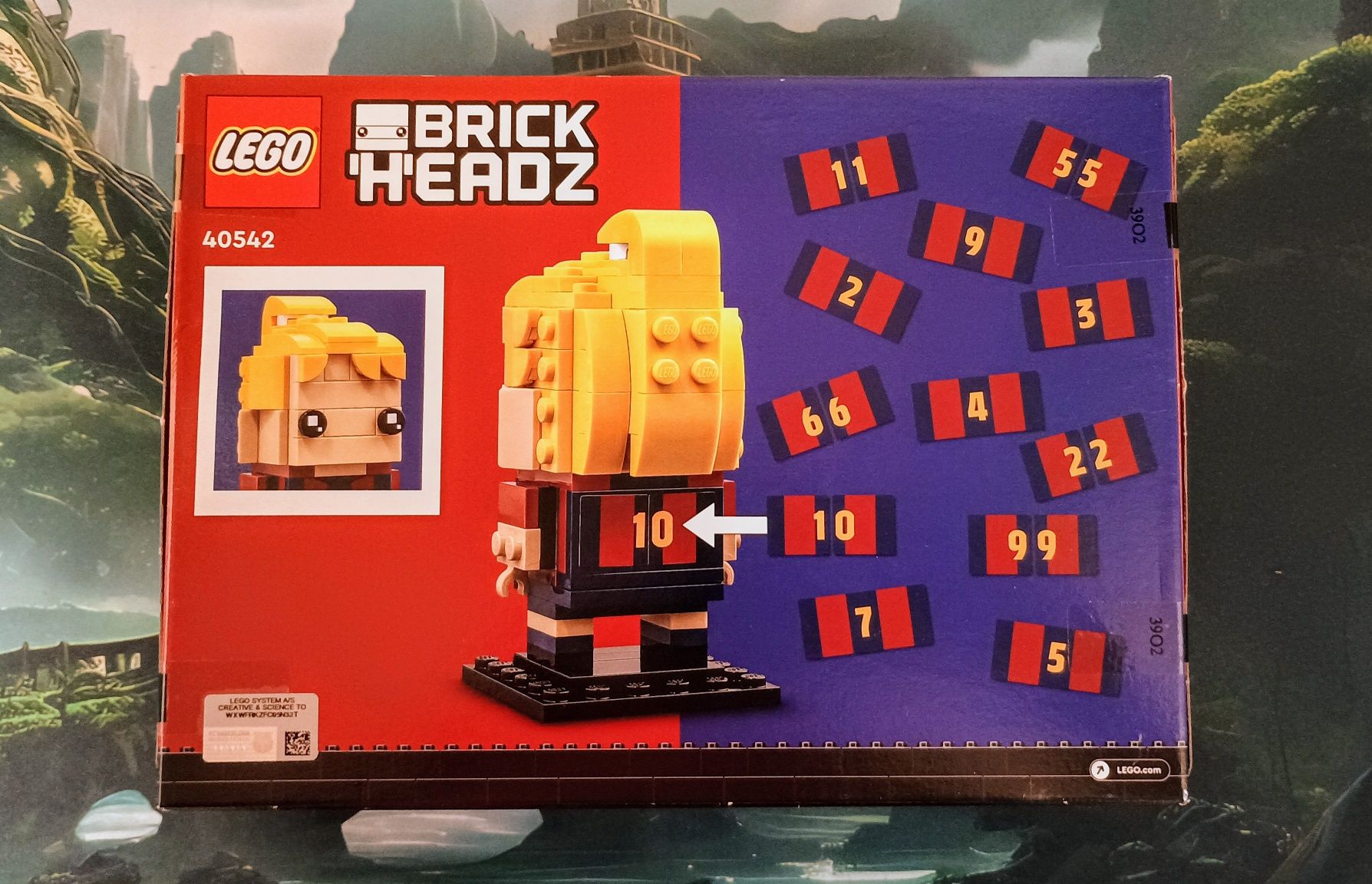 LEGO  BrickHeadz Portret z klocków FC Barcelona - 40542