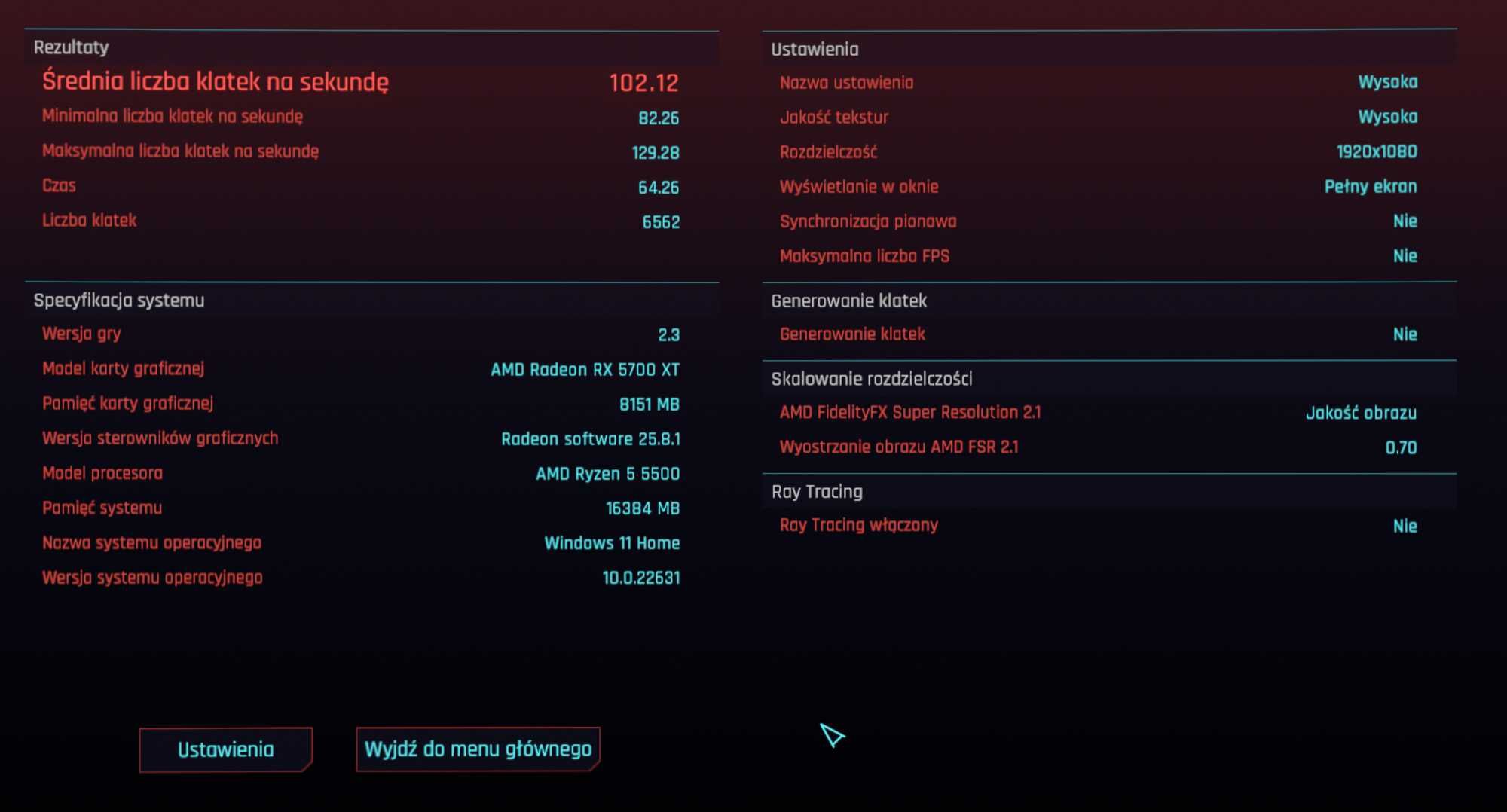 Komputer gamingowy Ryzen 5500 Rx 5700XT Red Devil