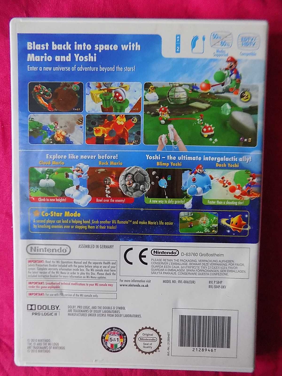 Super Mario Galaxy 2 3xA -najlepsza gra na Nintendo Wii/Wii Mini Wii U