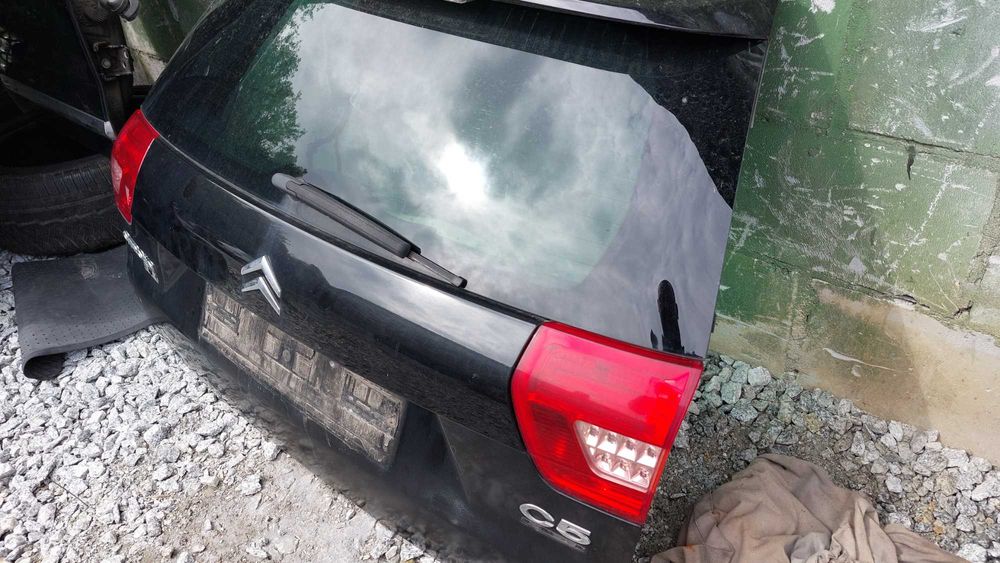CITROEN C5 III X7 08-15 klapa tylna kombi z szybą i lampami
