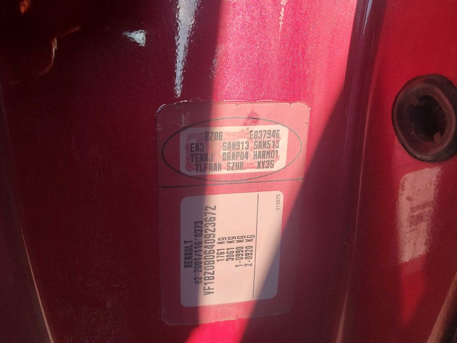 Posiadam czesci renault megane 3  1.5dci  2009r  kolor tennj  hb