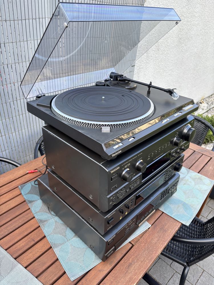 Wierza technics cd amplituner procesor korektor gramofon adapter