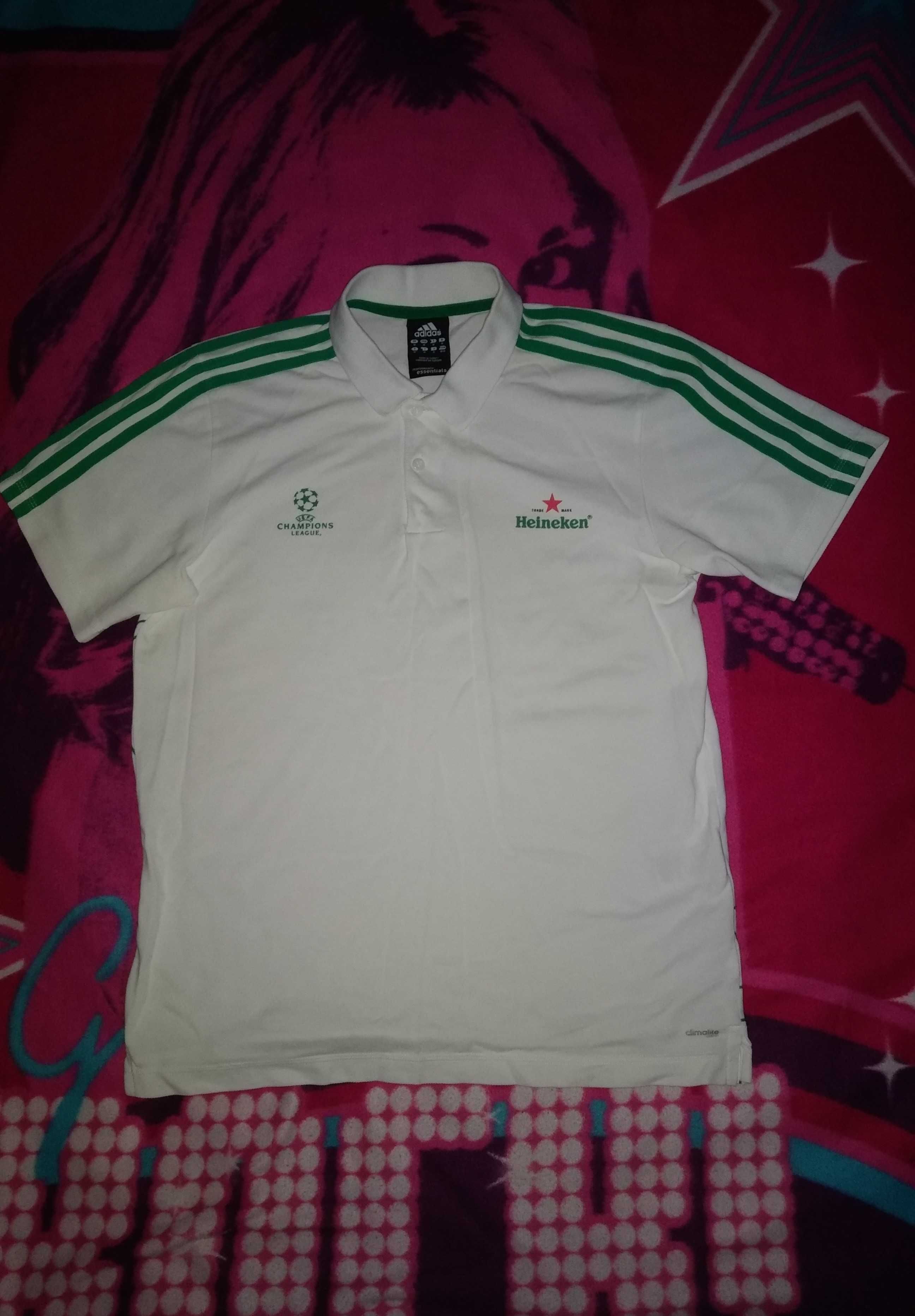 Koszulka męska polo Heineken Champions Leauge Adidas rozmiar M
