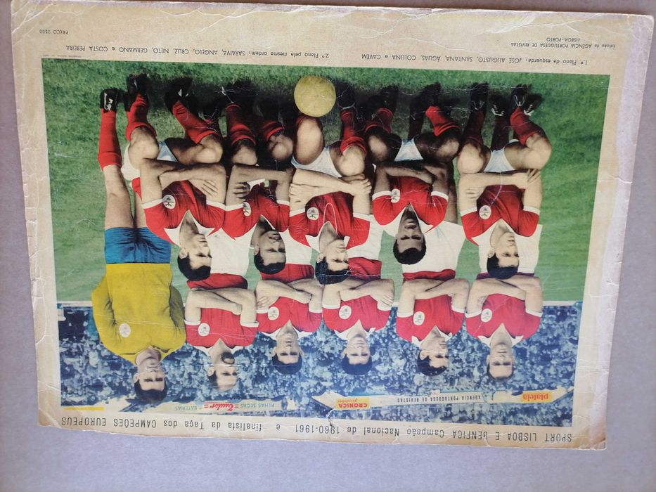 BENFICA Campeão EUROPEU e Nacional 1960/61 Agência Portuguesa Revistas