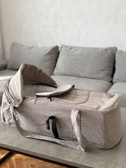Люлька переноска з жорсткими стінками Carrello бежева (2 шт)