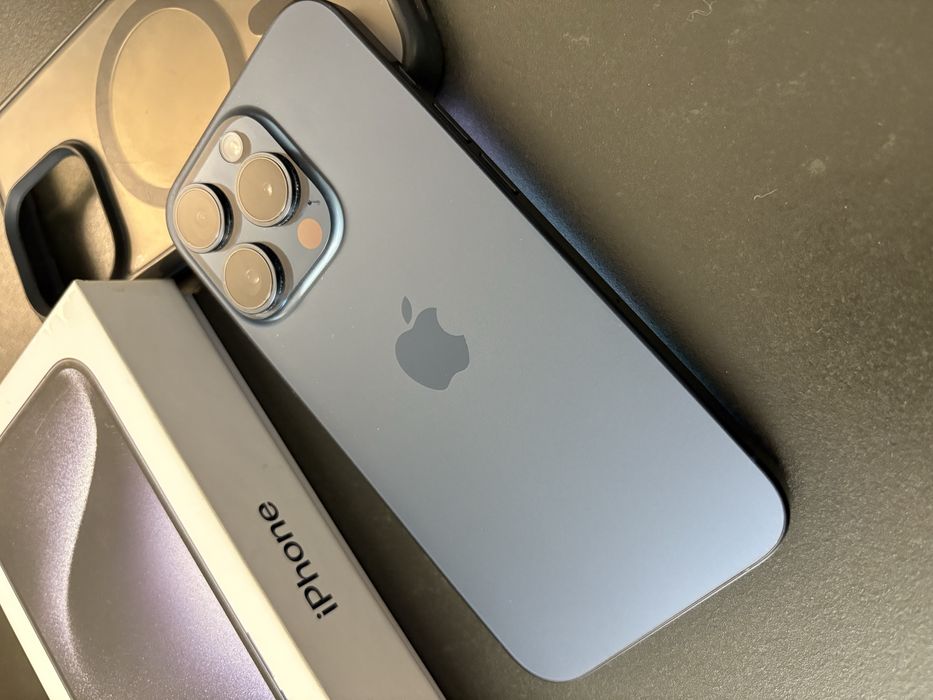 iPhone 15 Pro Blue Titanium – 256 GB – Stan jak nowy