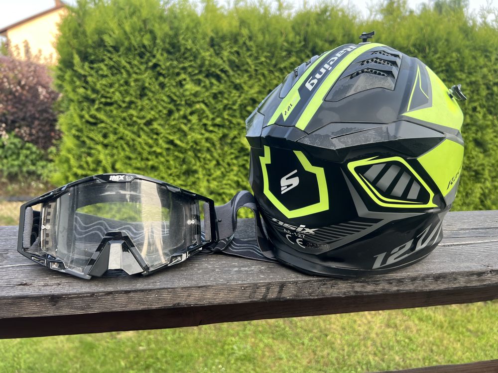 Kask asix 127 rozm: M 53-54 cm cross plus google