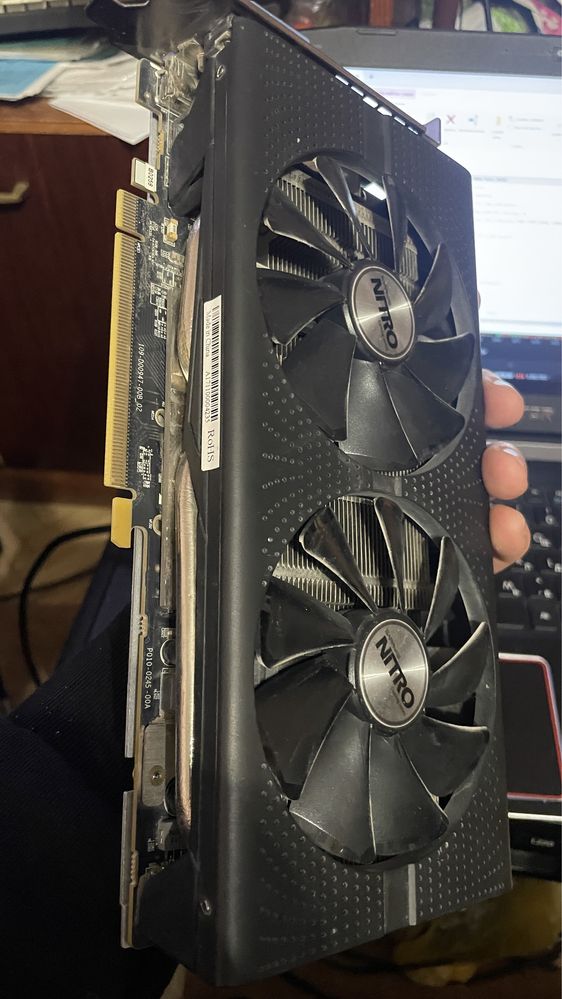 Продам видеокарту SAPPHIRE RX470 Nitro PLUS 4GB DDR5