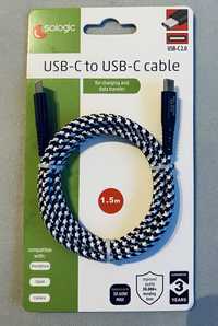 Nowy kabel usb typu C,1,5 metra dlugosci