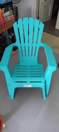 Cadeira de jardim nova azul