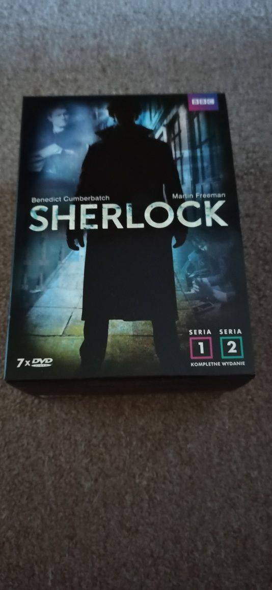 Sherlock 7 x dvd serial sezon 1 i 2
