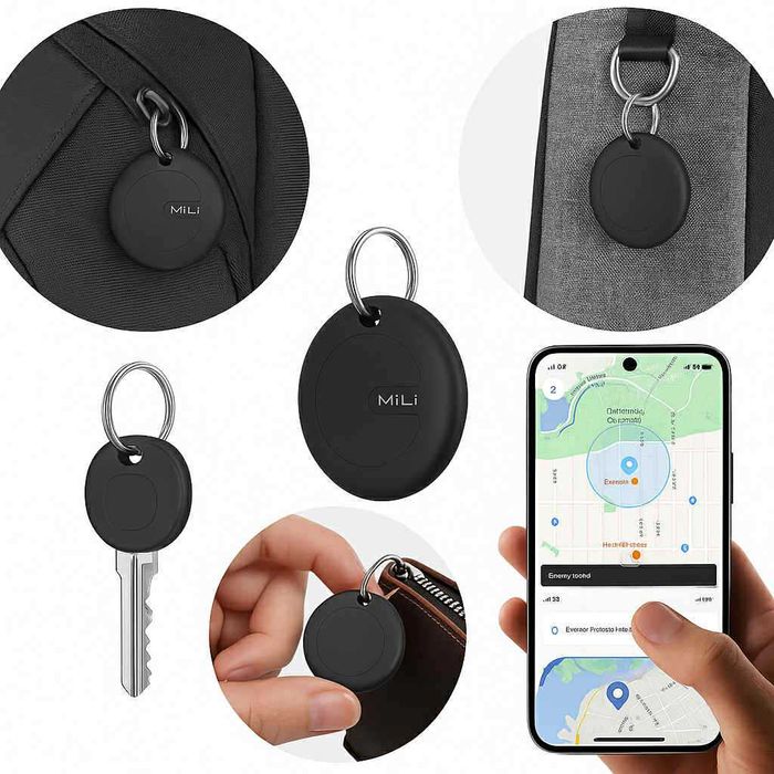 Lokalizator Szpiegowskki GPS ANDROID do plecaka kluczy bagażu dla psa