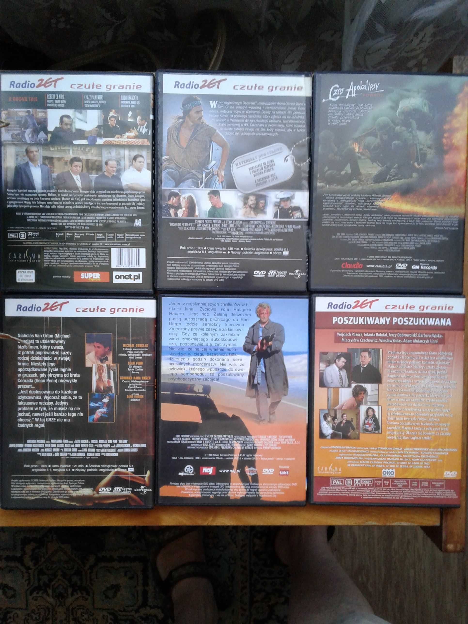 Gra, Dzikość serca, Indochiny, Angielski pacjent, Urodzony 4 lipca DVD