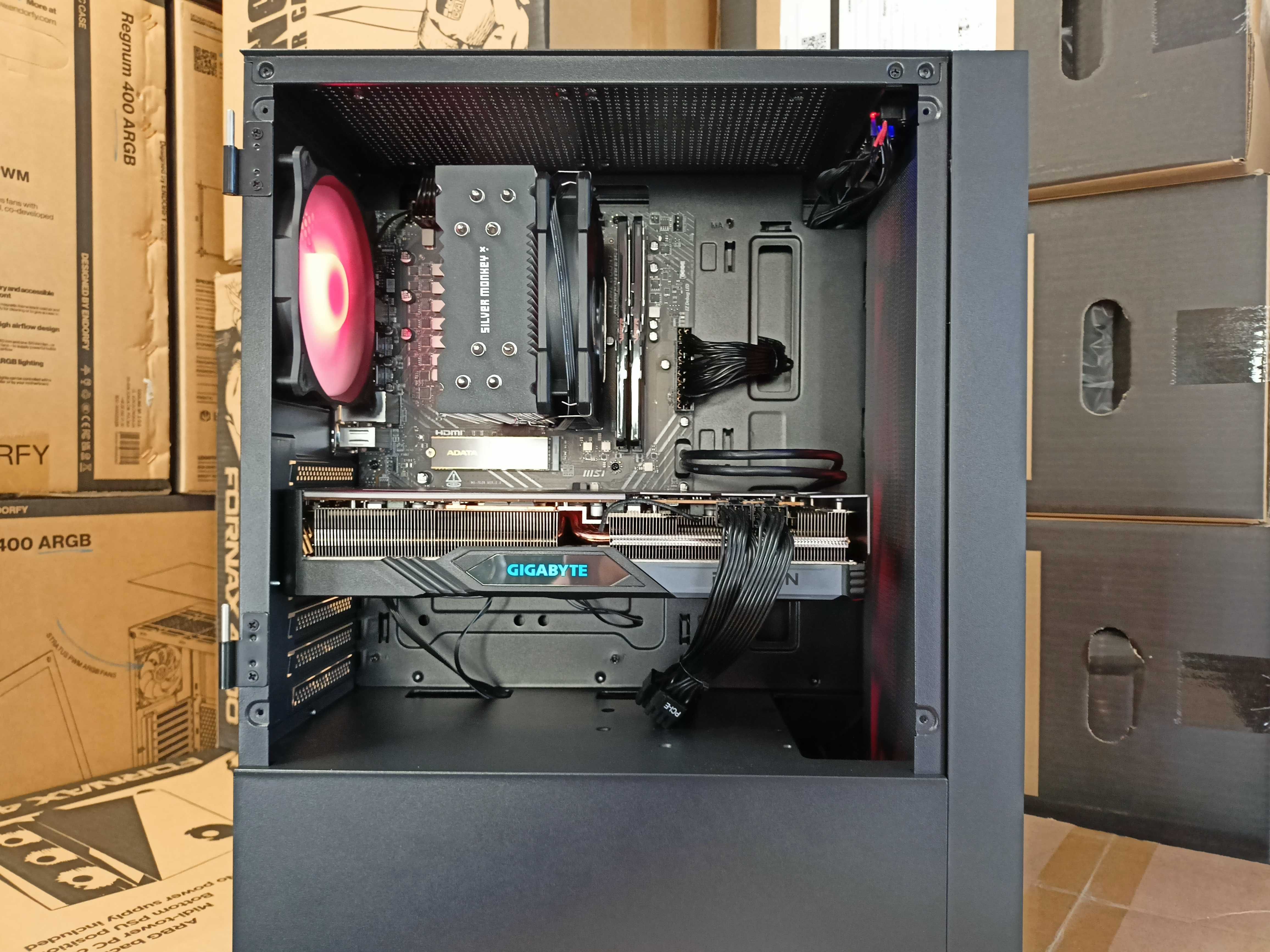 Komputer Gamingowy Ryzen 7 5700x 32gb 1tb RX 7800 XT 16GB FV23% RATY0%