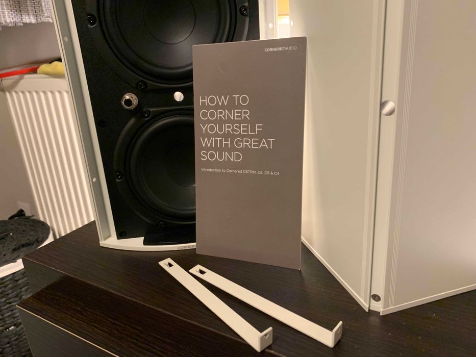 Dyskretne, Trójkątne Głośniki Hi-Fi | Cornered Audio C5 | Białe