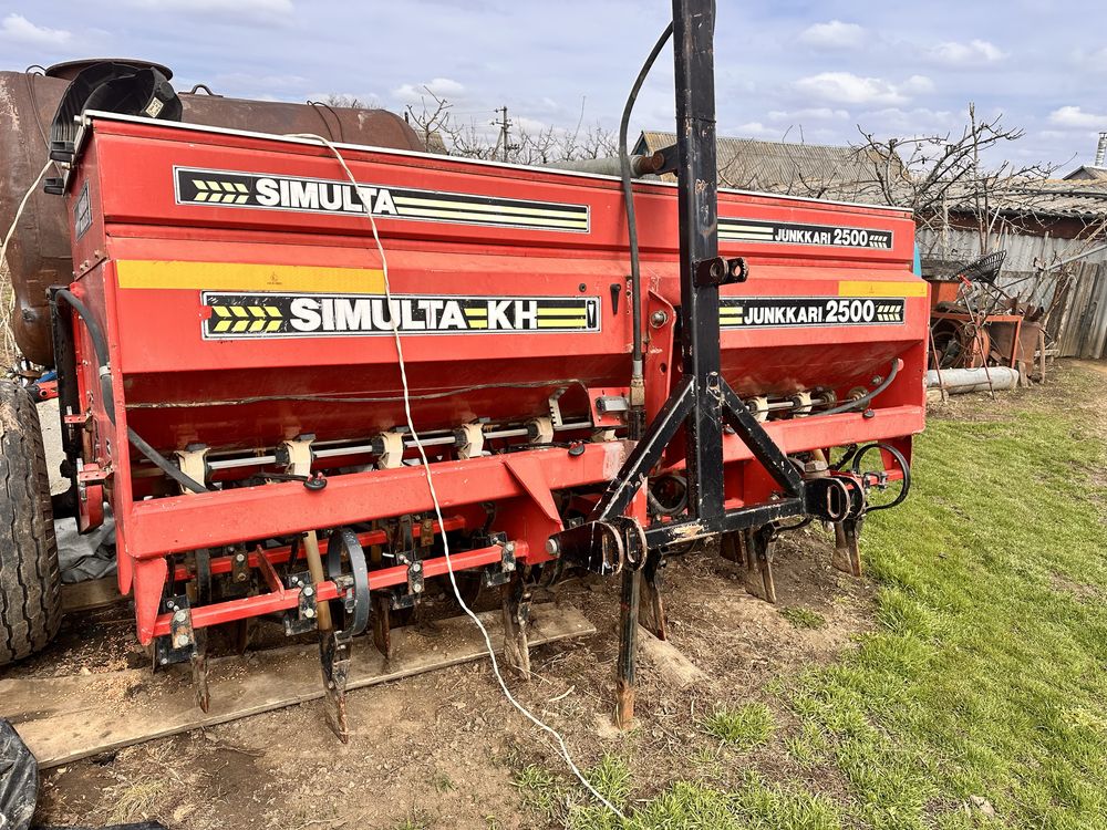 Фінська зернова сівалка Simulta Junkkari 2,5 м(ідеальний стан)