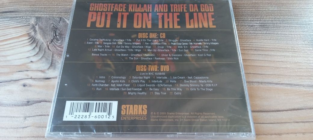 Płyta cd + dvd Ghostface Killah & TDG rap nowa folia