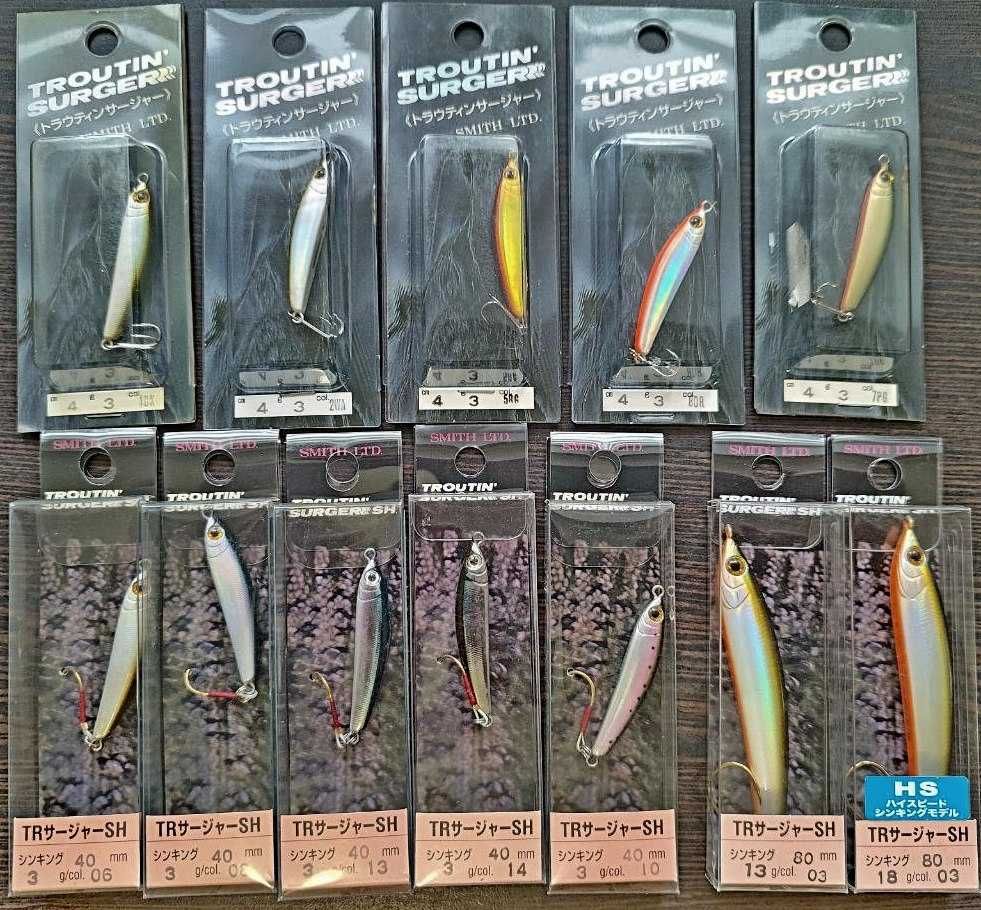 Воблери та блешні Smith (Towadi,Troutin,IC Surgers,Camion,Bisen,Pure)