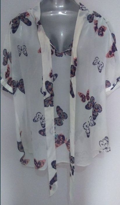 koszula mgiełka w motyle XL/XXL