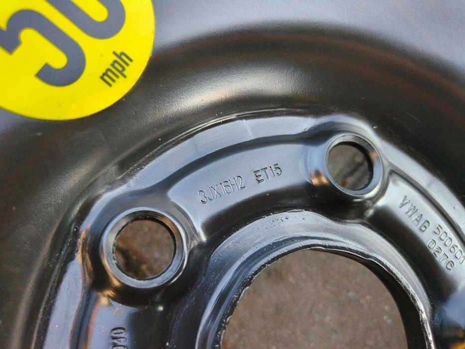 5x112 Koło Dojazdowe R16 VW New Beatle Touran 5C0 ET15 125/90 NOWE