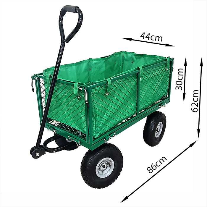 Nowy Wózek transportowy OGRODOWY 200 KG przyczepa przyczepka siatka