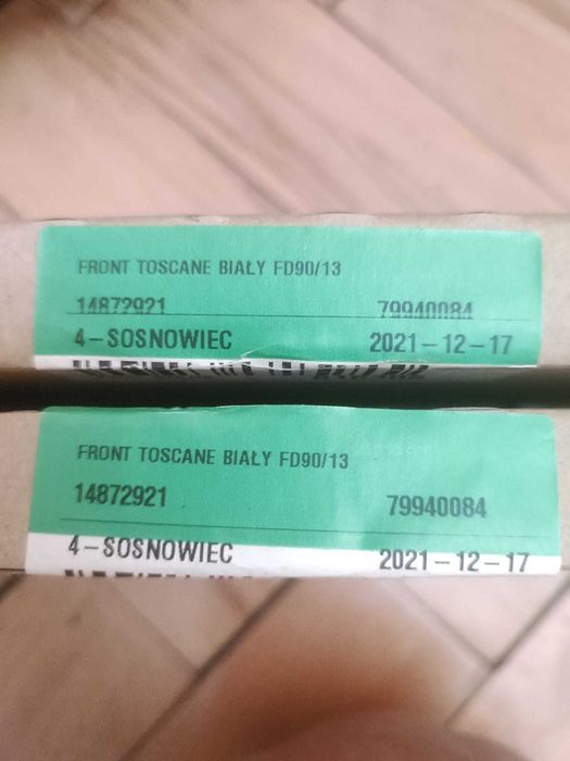 NOWA szafka kuchenna z szufladami, Delinia iD, fronty TOSCANE białe
