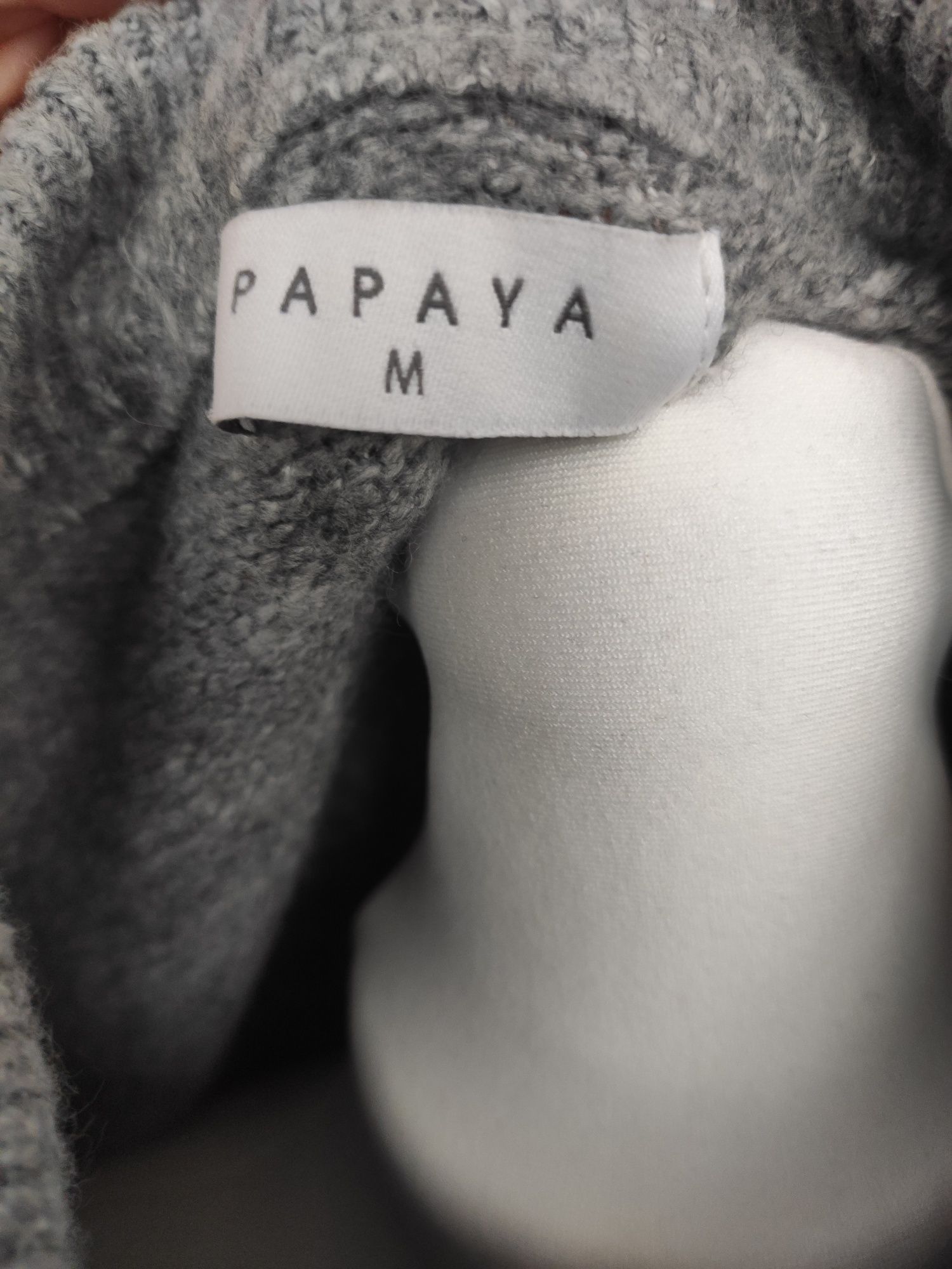 Sweter szary gwiazdki Papaya