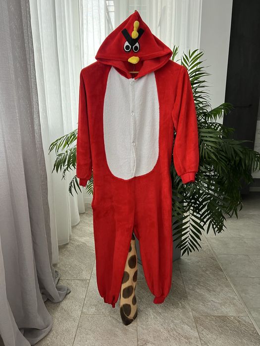 Кигурами, теплая пижама Angry birds р.140