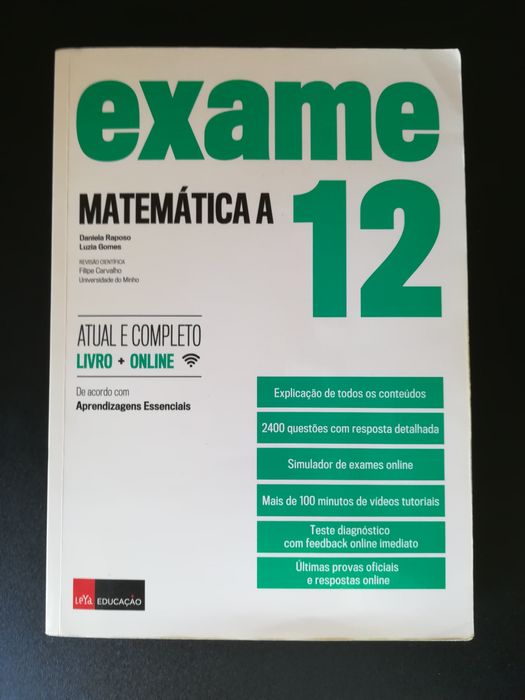 Livro Preparação Exame Mat. A 12º